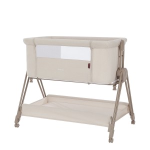 Кроватка приставная Carrello Gracia Linen Beige