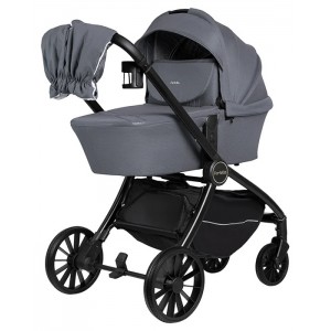 Коляска 2в1 Farfello Baby Shell Серый