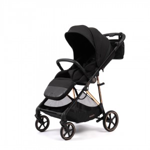 Коляска прогулочная Peppy Amici (Black) рама Gold (LX)