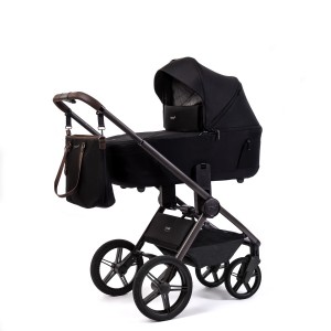 Коляска 2в1 Peppy Monaco thermo Black 
