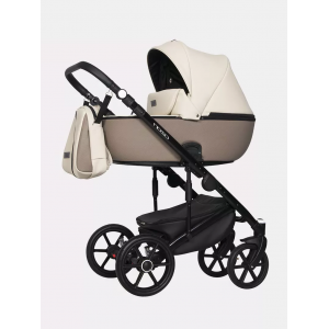 Коляска 3в1 Riko Basic Ozon Ecco 25 слоновая кость-бежевый + автолюлька 