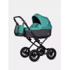 Коляска 2в1 Riko Basic Bella Classic 2025 03 серый-малахит
