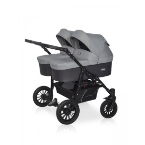Коляска 2в1 для двойни Riko Basic Saxo 02